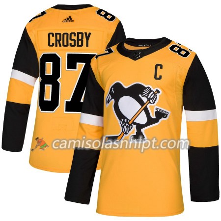 Camisola Pittsburgh Penguins Sidney Crosby 87 Adidas 2018-2019 Alternate Authentic - Homem